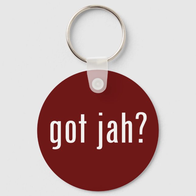 got jah? keychain (Front)