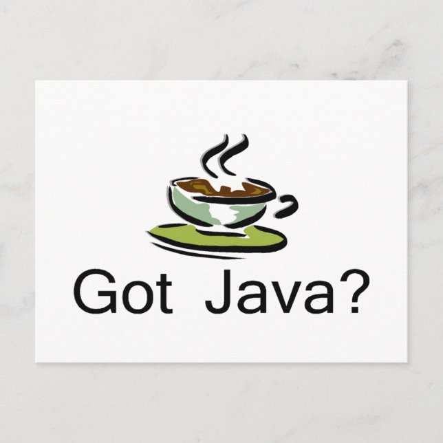 Got Java Postcard (Front)