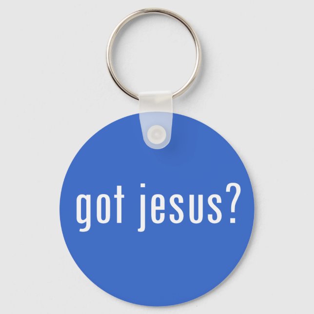 got jesus? keychain (Front)