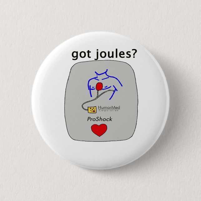 Got Joules? 2 Inch Round Button (Front)