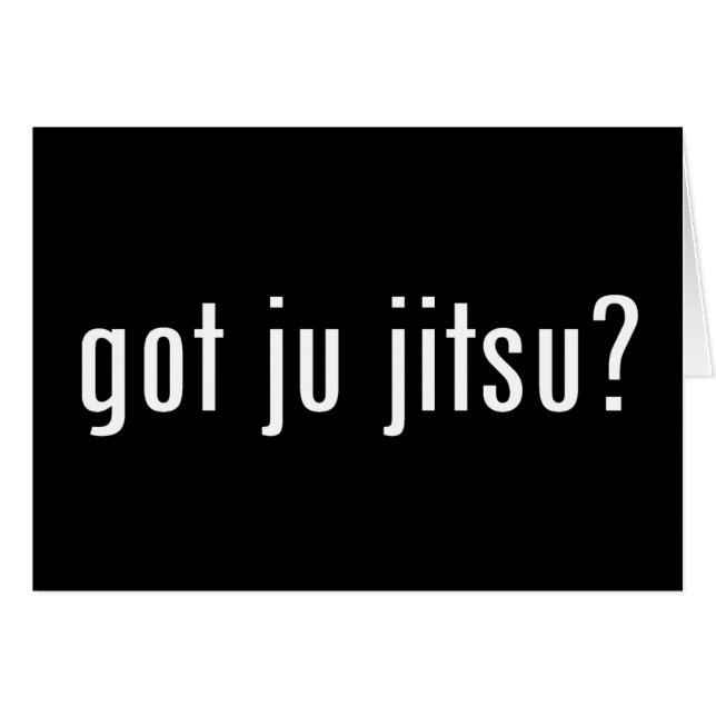 got ju jitsu? (Front Horizontal)