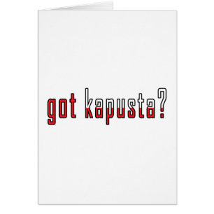 got kapusta? Flag