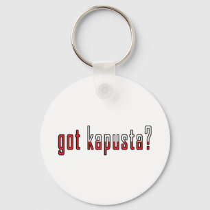got kapusta? Flag Keychain