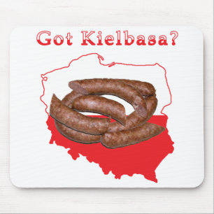 Got Kielbasa Polish Map Mouse Pad