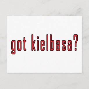 got kielbasa? postcard