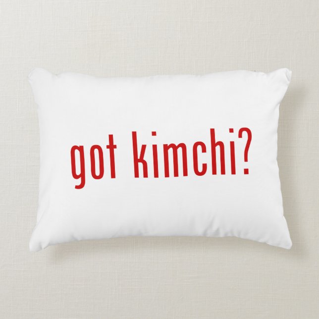 got kimchi? accent pillow (Front)