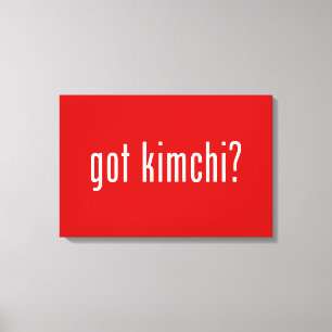 got kimchi? canvas print