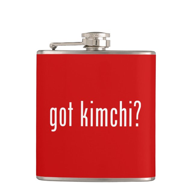 got kimchi? hip flask (Front)