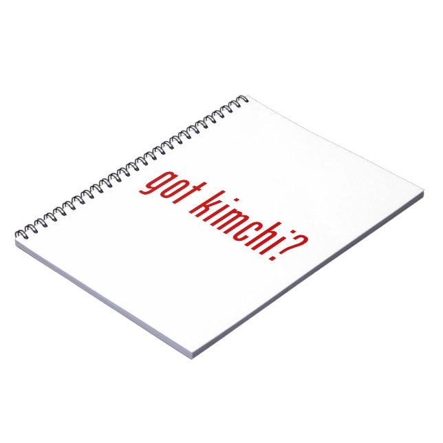 got kimchi? notebook (Left Side)
