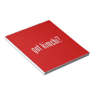 got kimchi? notepad