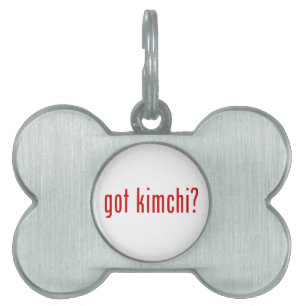 got kimchi? pet tag