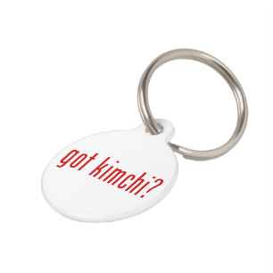 got kimchi? pet tag