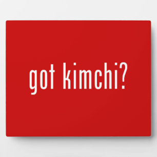 got kimchi? plaque