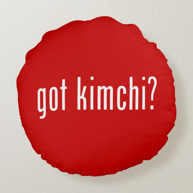 got kimchi? round pillow (Back)