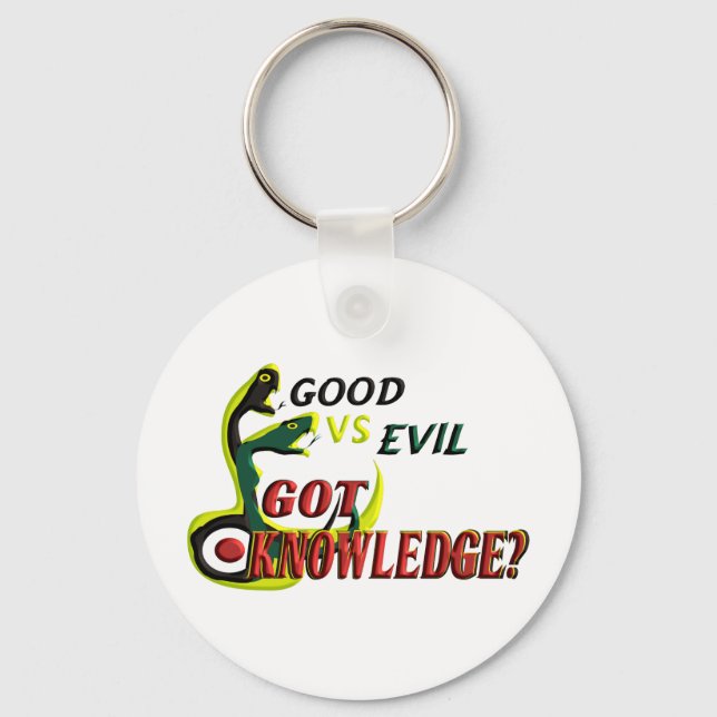 Got Knowledge Keychain (Front)