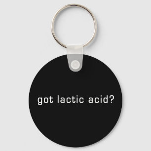 Got Lactic Acid? Funny Running Design Keychain