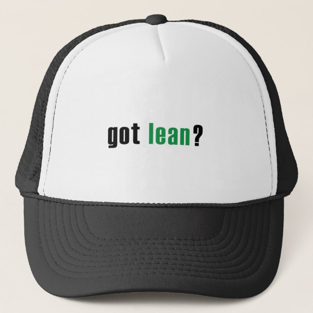 Got lean?  Six sigma Hat (Front)