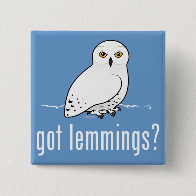 got lemmings? 2 inch square button (Front)