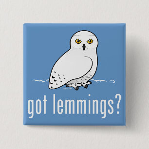 got lemmings? 2 inch square button