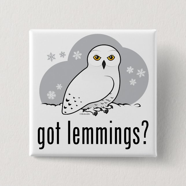 got lemmings? 2 inch square button (Front)