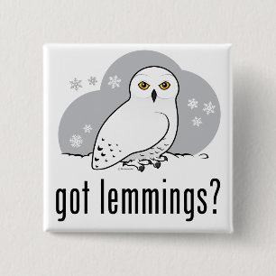 got lemmings? 2 inch square button