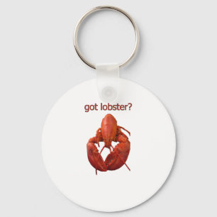 got lobster? logo keychain