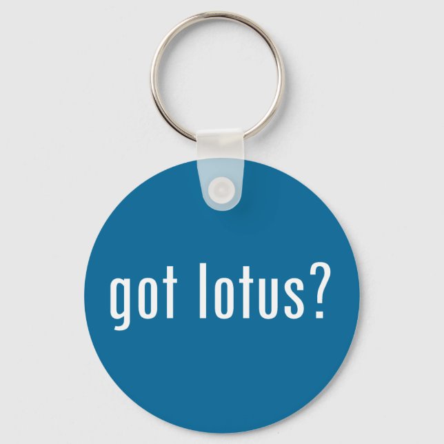 got lotus? keychain (Front)