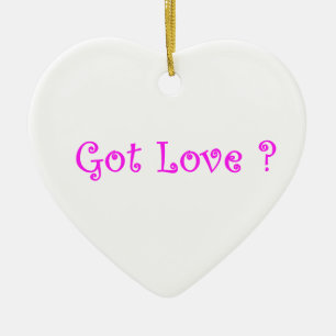 Got Love-heart ornament