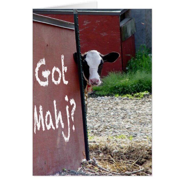 Got Mahj? Notecard (Front)