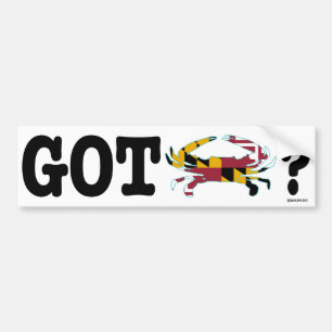 Got Maryland Crabs Bumper Sticker