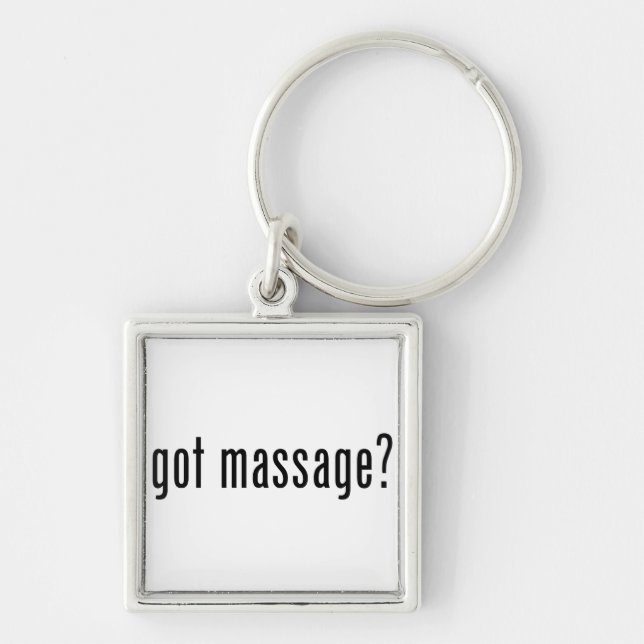 Got Massage? Keychain (Front)