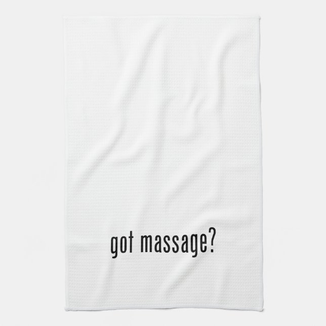 Got Massage? Kitchen Towel (Vertical)