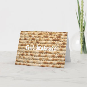 Got Matzah? Passover / Pesach greeting card