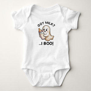 Got Milk I Boo Cute Ghost Halloween Baby Bodysuit