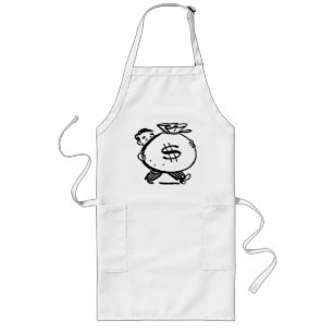 GOT MONEY ? LONG APRON