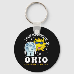 Got Mooned In Ohio Total Solar Eclipse 2024 Keychain