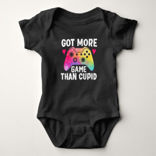 Got More Game Than Cupid Valentine Video Game Baby Bodysuit