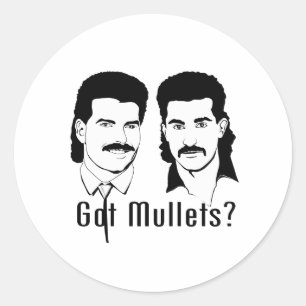 Got Mullets? Classic Round Sticker