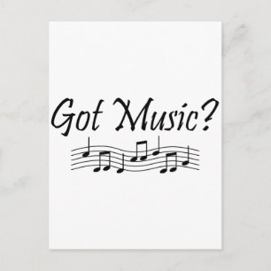 Got Music? (Notes 1) Postcard