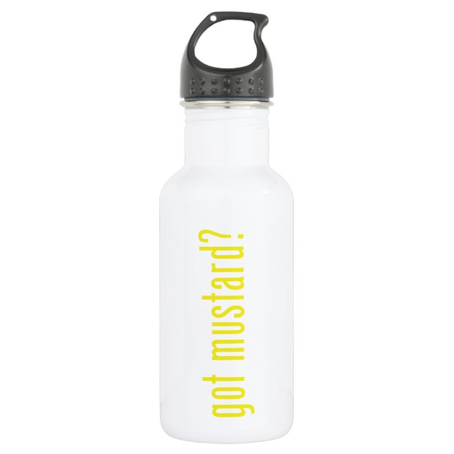 got mustard? 532 ml water bottle (Front)