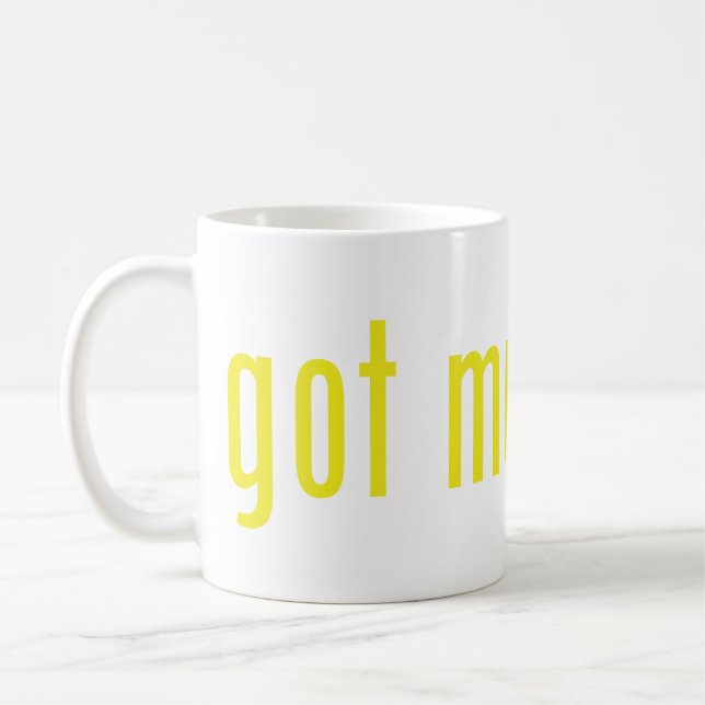 got mustard? coffee mug (Left)