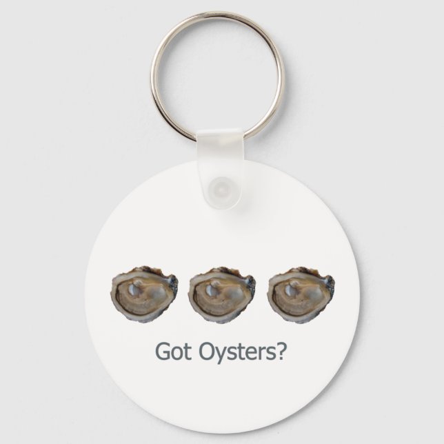 got oysters? keychain (Front)
