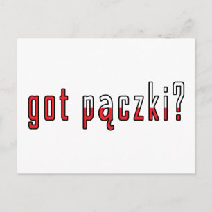 got paczki? Flag Postcard