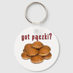 got paczki? Polish Dessert Keychain