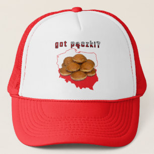 got paczki? Polish Map Trucker Hat