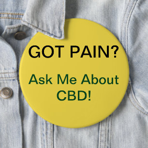 Got Pain? Buttion 6 Inch Round Button