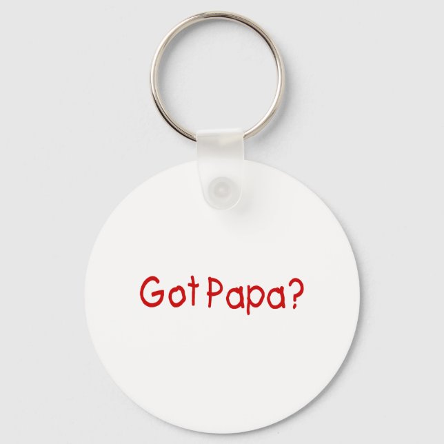 Got Papa (Red) Keychain (Front)