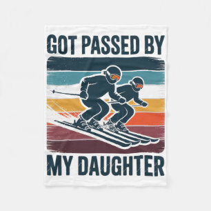 Got Ped By My Daughter Dad Funny Proud Winter Spor Fleece Blanket