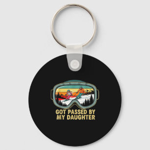 Got Ped By My Daughter Funny Ski Goggles Mountain  Keychain