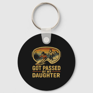 Got Ped By My Daughter Funny Ski Goggles Mountain Keychain
